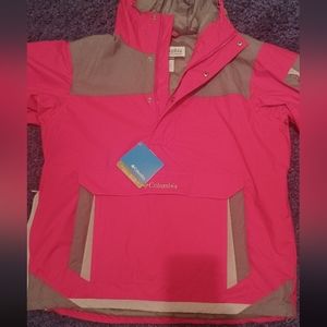 Columbia Mens Pullover Jacket, sz Lg